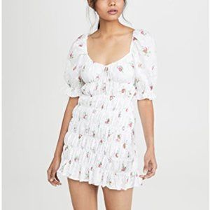 For Love & Lemons Smocked Dress